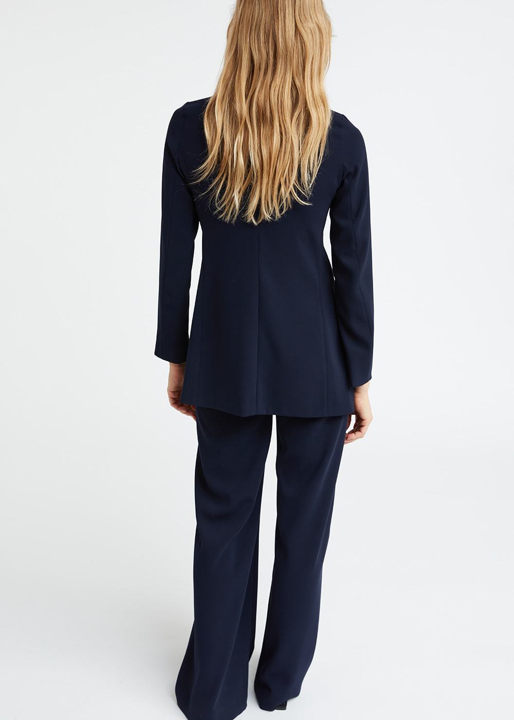 Tunique col rond marine