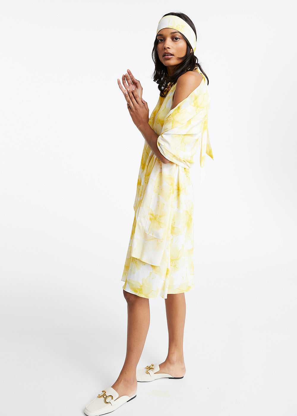 Robe fleurie courte