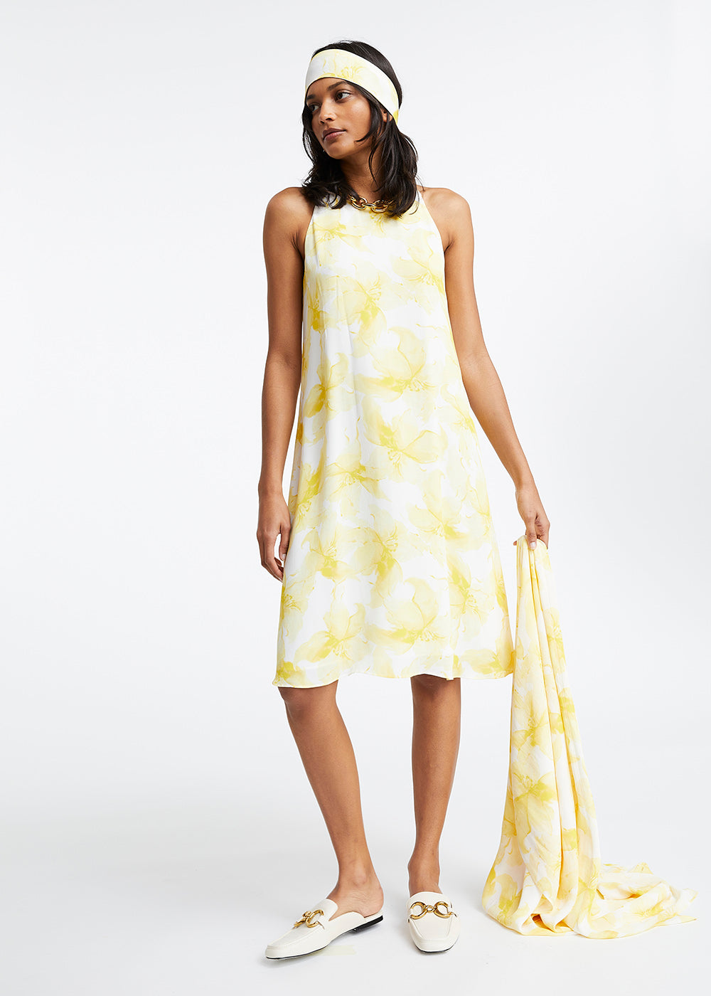Robe fleurie courte