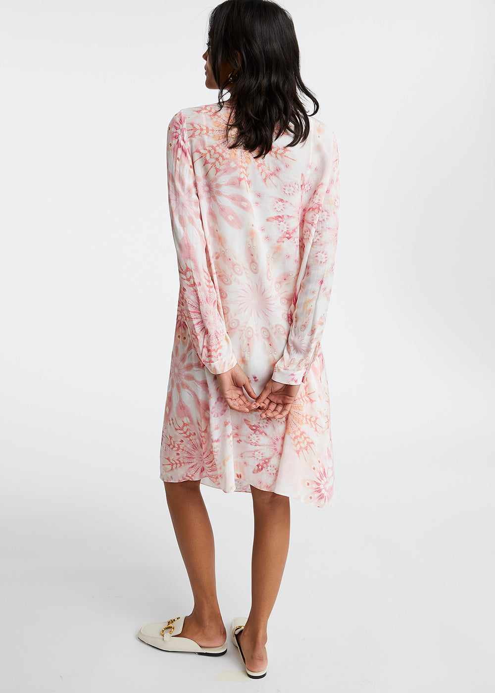 Robe courte à imprimé psychédélique