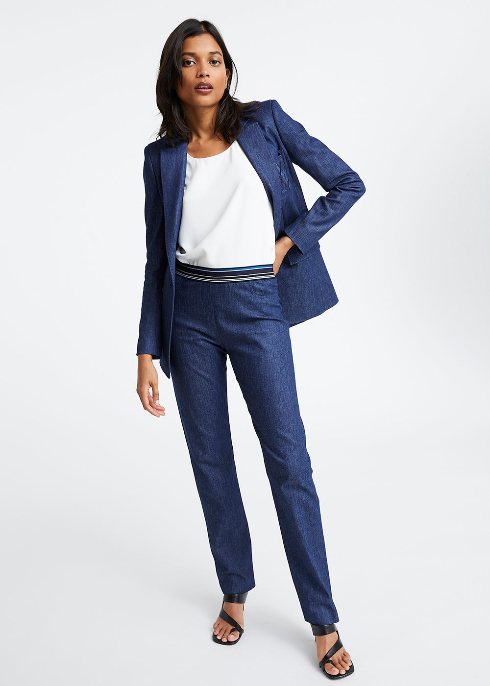 Veste de tailleur denim