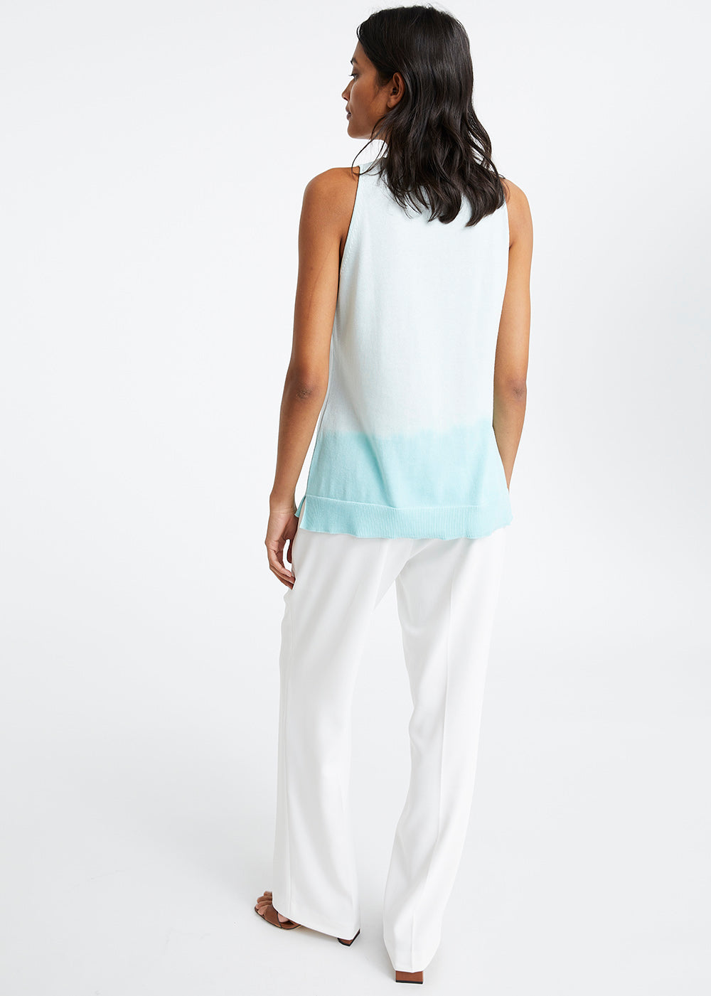 Débardeur tie & dye turquoise