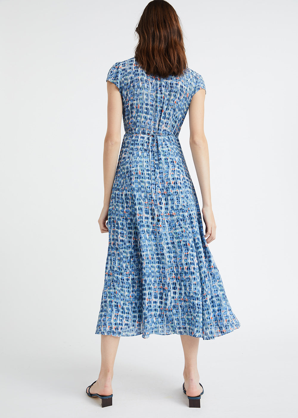 Robe cache-coeur imprimée