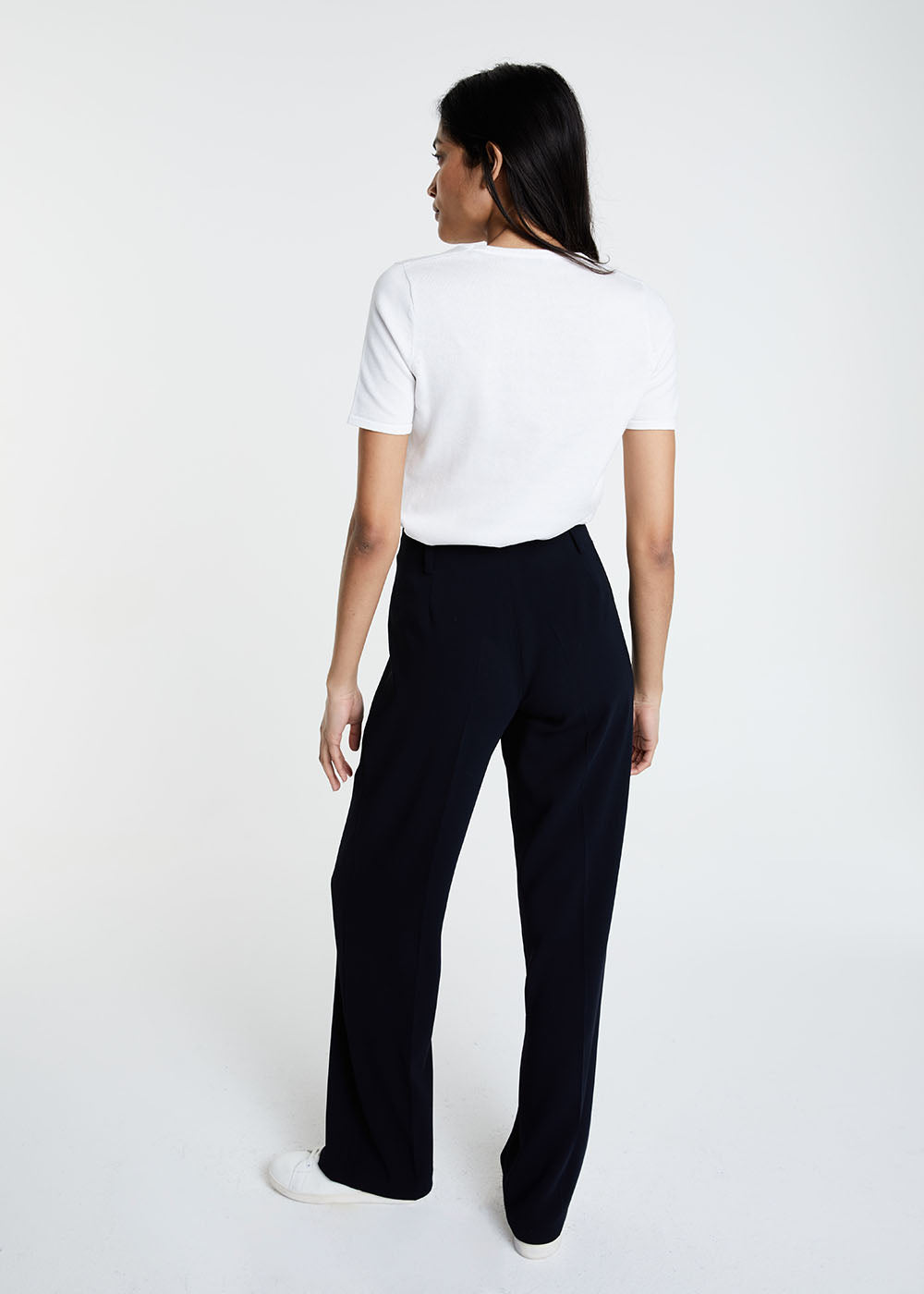 T-shirt Camille en coton blanc