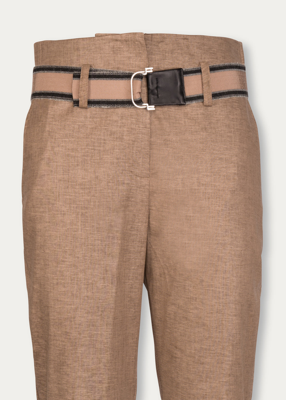 Pantalon beige en lin