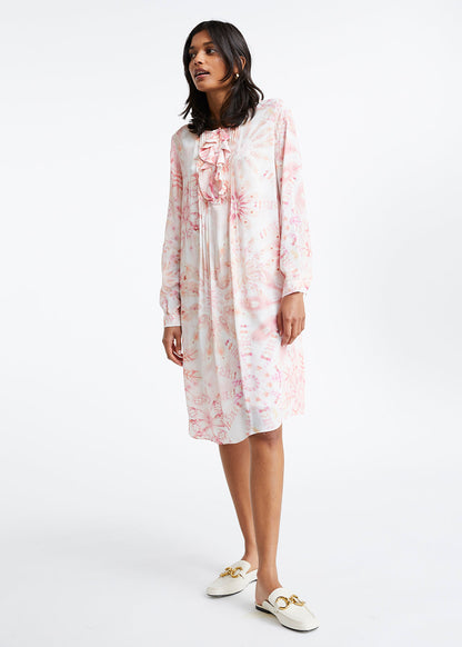 Robe courte à imprimé psychédélique