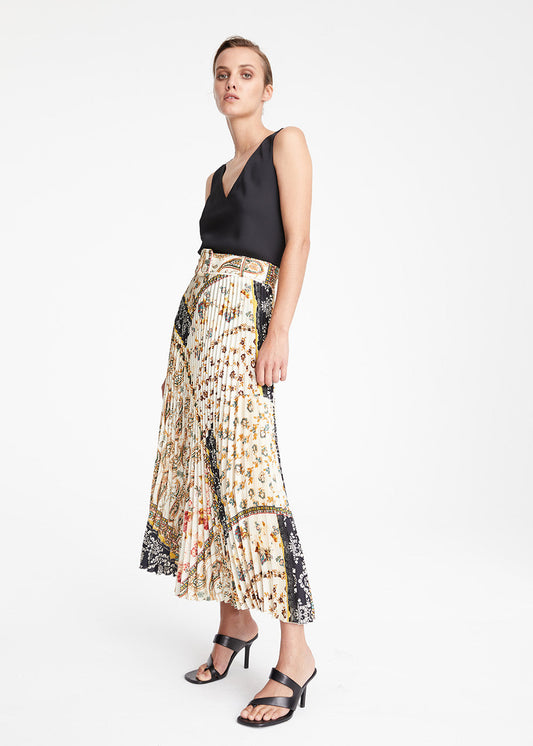 Angie paisley print skirt