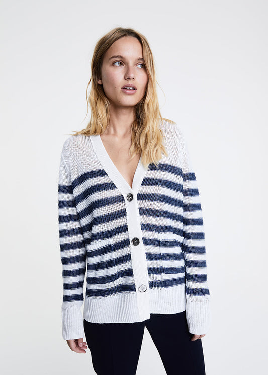 Cardigan à rayures Jane