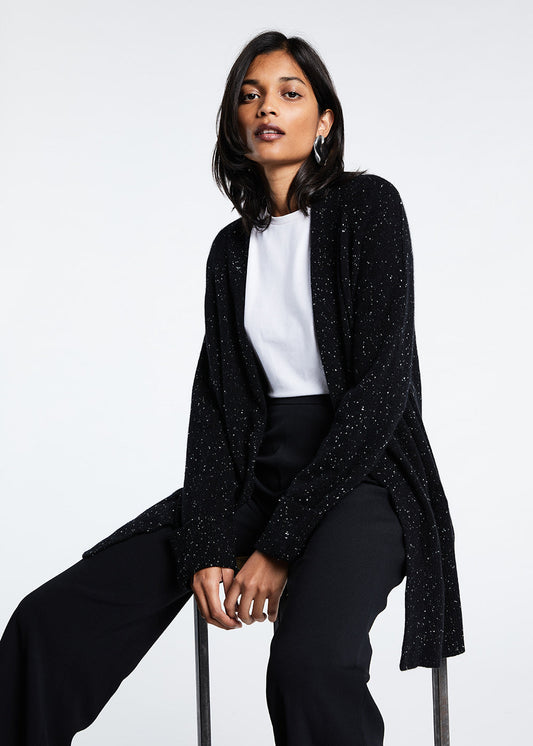 Speckled Cashmere Cardigan