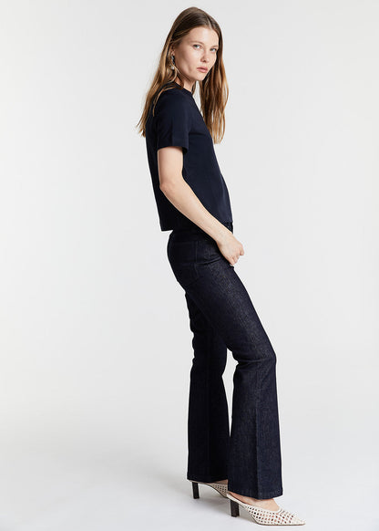 FLARE JEANS NAVY