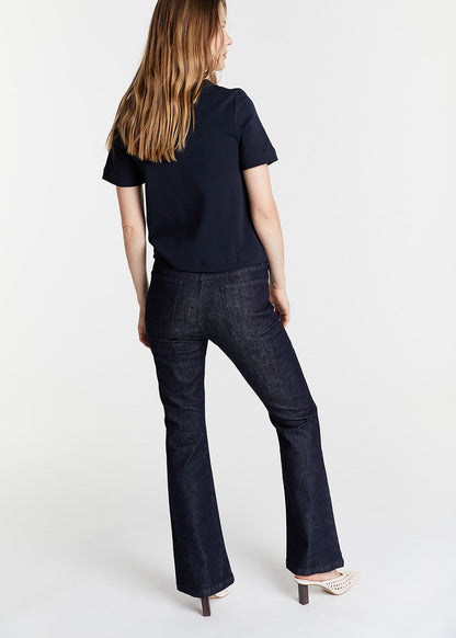 FLARE JEANS NAVY