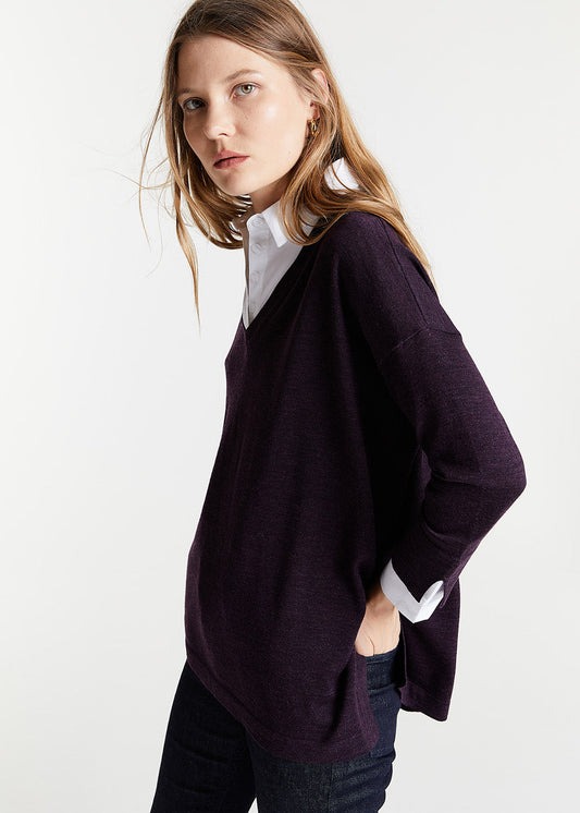 GARNET SHIRT SWEATER