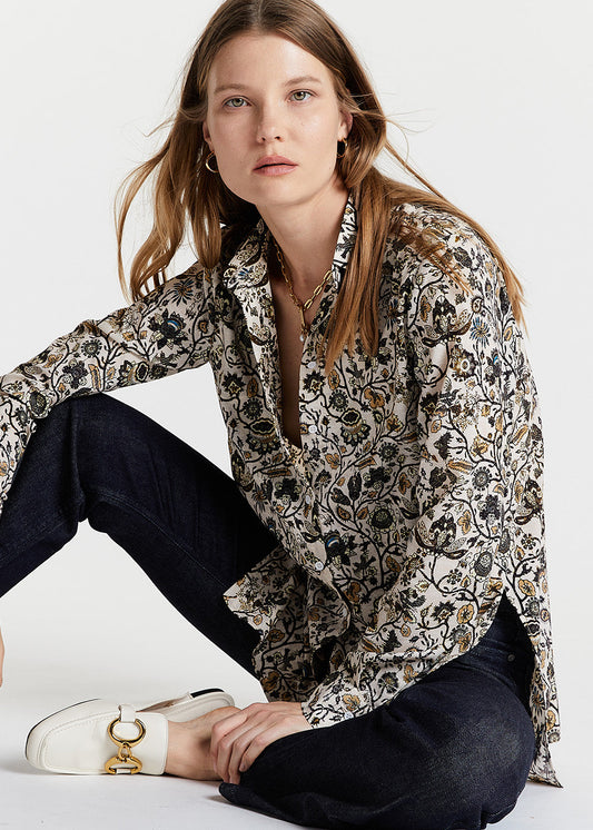 Paisley print blouse