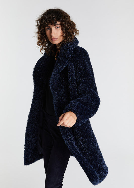 Oversized eco-friendly fur coat