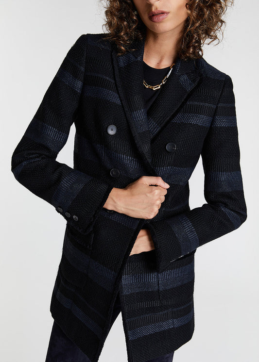 Checked tweed jacket