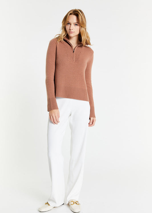 Camel wool sweater
