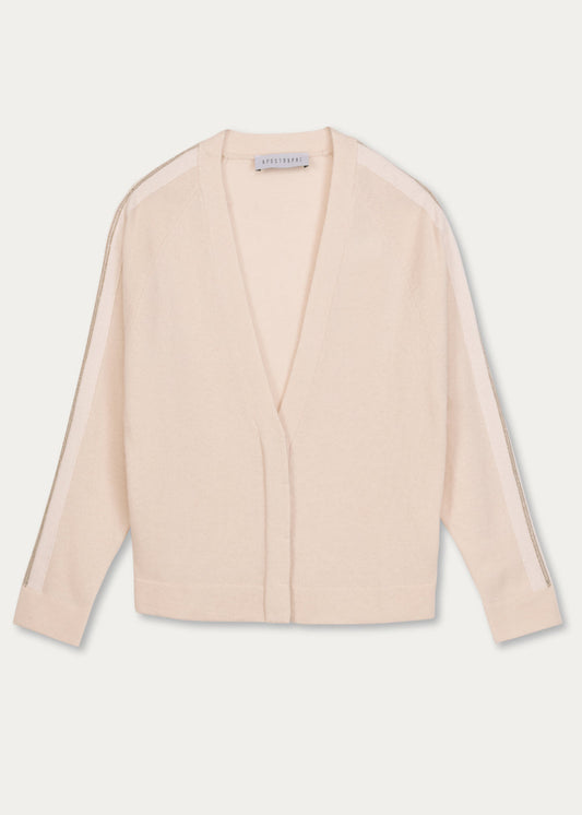 Beige cashmere cardigan