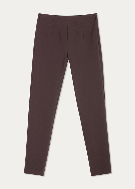 Brown straight cut pants