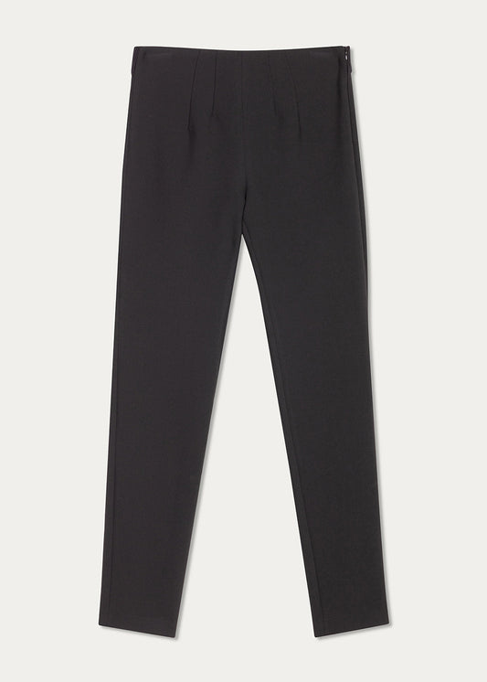 Black straight cut pants